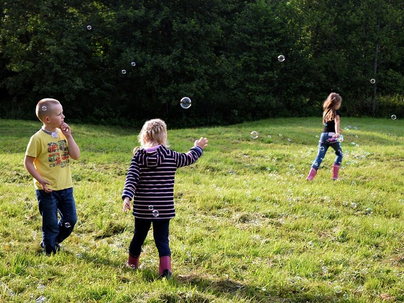 Kids playing