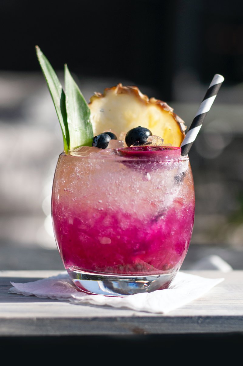 Blueberry mocktail