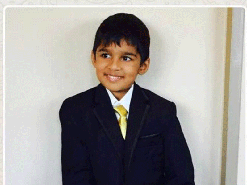 Eight-year-old, Kiyan Singh died on Friday night.