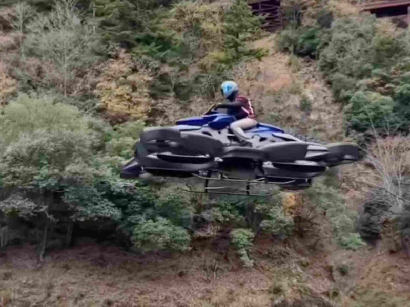 What!? You can now FLY a bike around town
