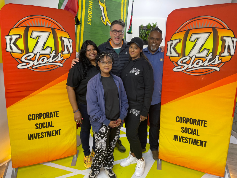 Darren, Carmen and the people of KZN Slots honour Trisha.