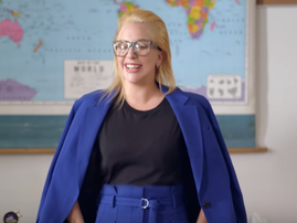 Lady Gaga as a substitute teacher