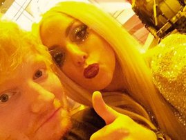 Lafy Gaga Ed Sheeran_instagram