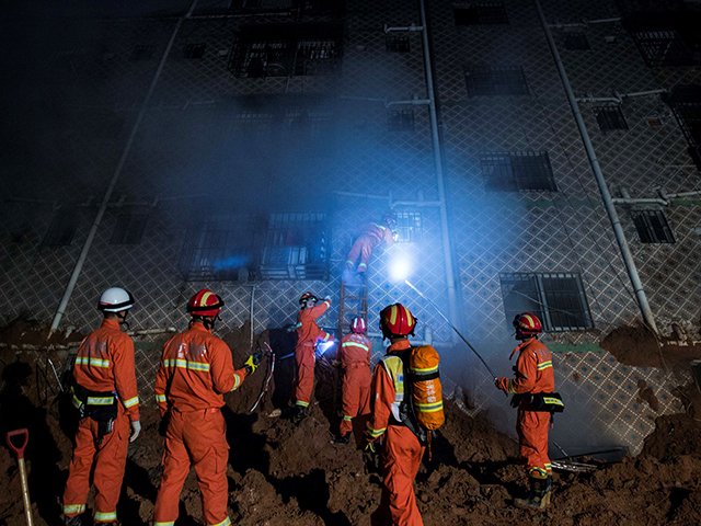 China landslide