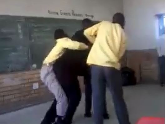 Learners assault teacher_video