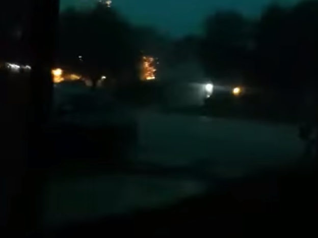 lightning sound right by window