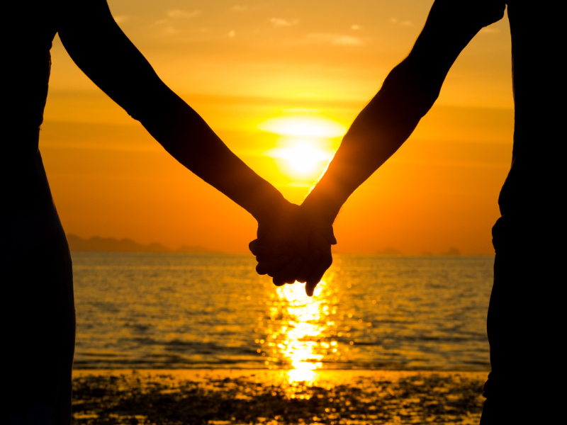 Love sunset