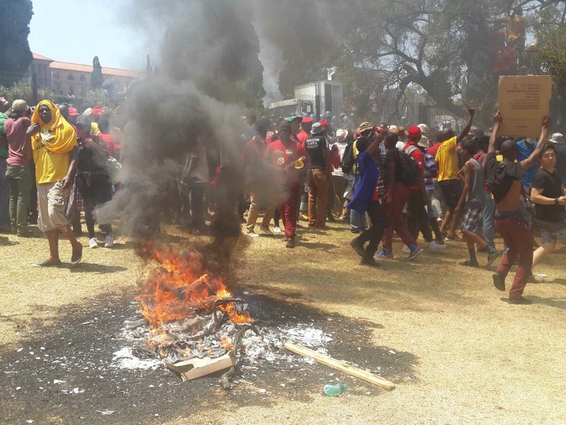 Union Buildings protest
