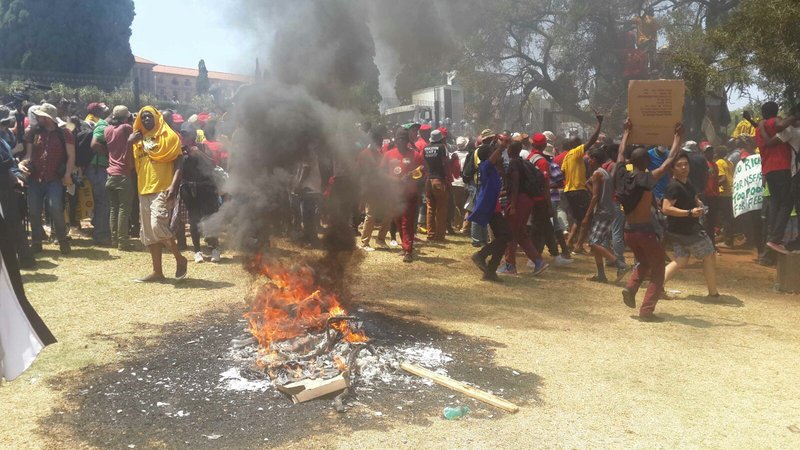 Union Buildings protest