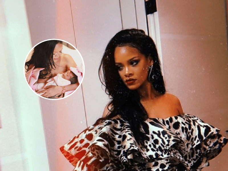 Rihanna and her baby girl