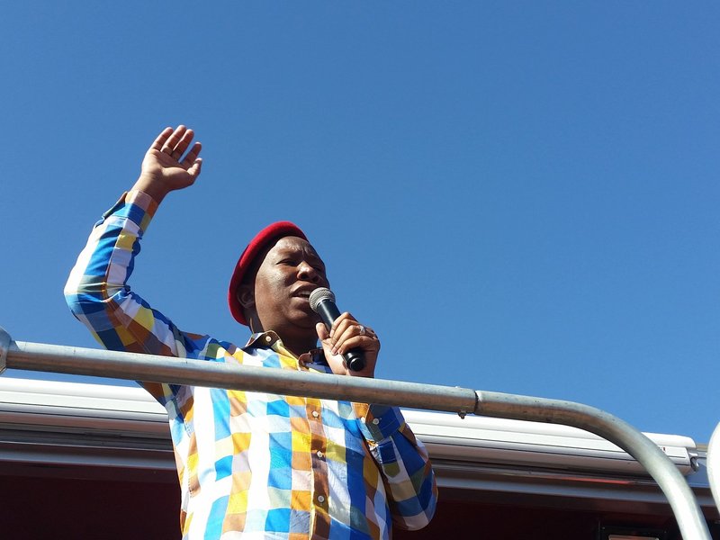 Julius Malema in Tlokwe_jacanews