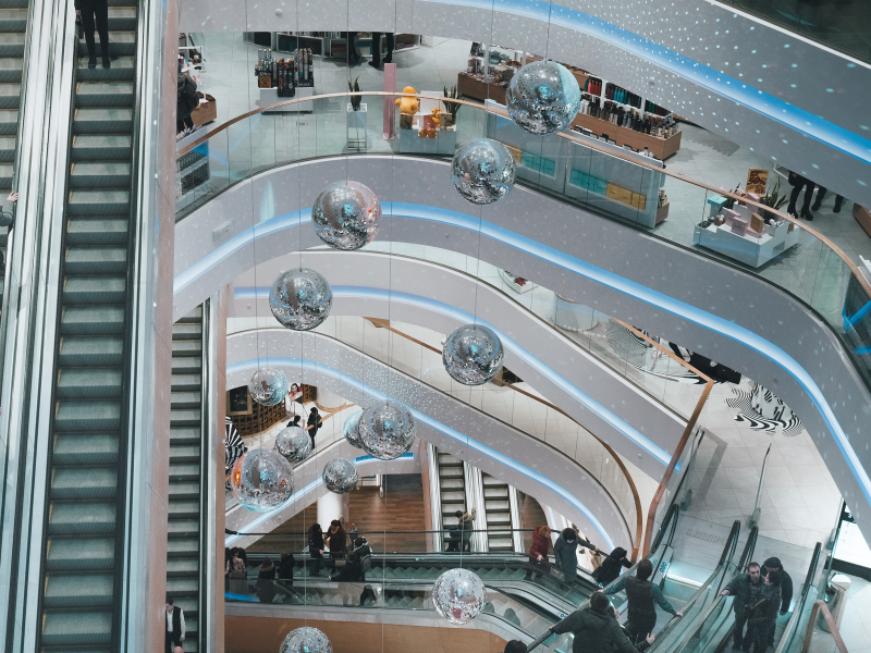 Social media users were astonished seeing the cars gliding through the mall without a scratch.