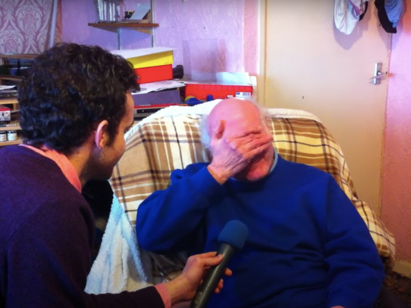 VIDEO: Man's emotional reaction to hearing late wife's voice after 14 years