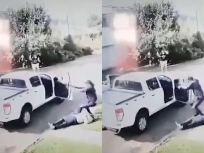 Man fights group of hijackers and survives