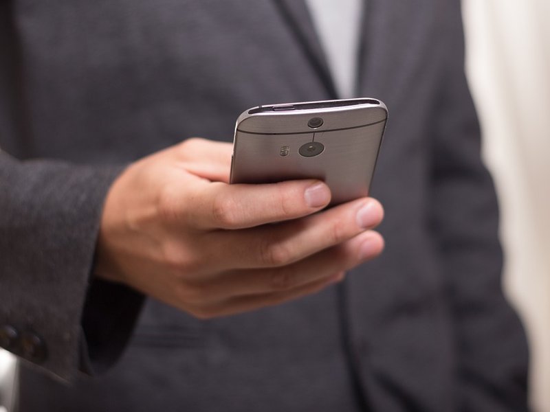 Man on cellphone