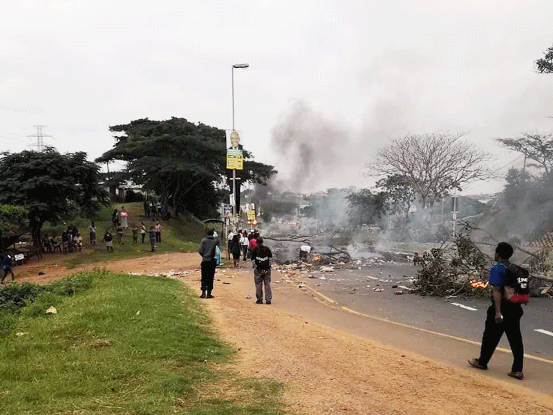 Mangosuthu Highway protest