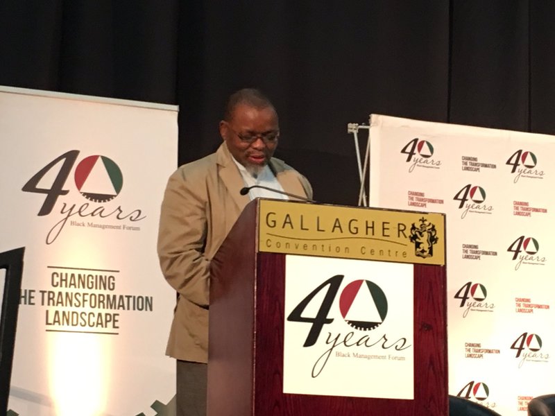 Gwede Manstashe at BMF conference
