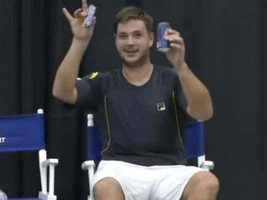 Marcus Willis eating chocolate_video