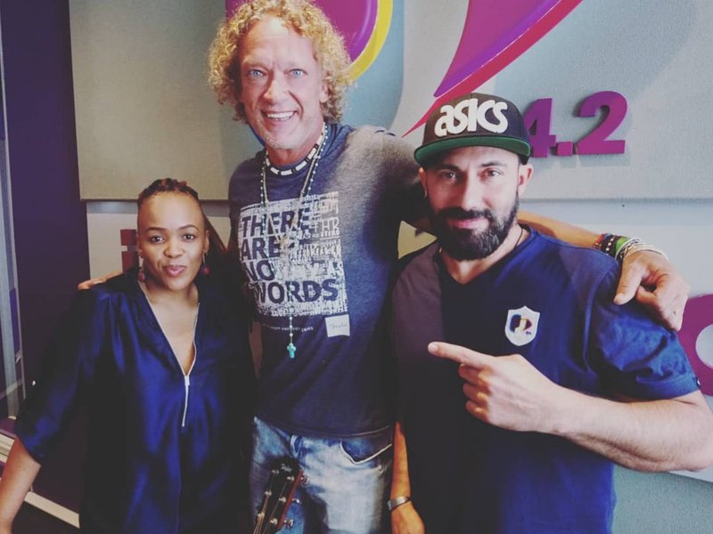 martin tumi with dozi in studio