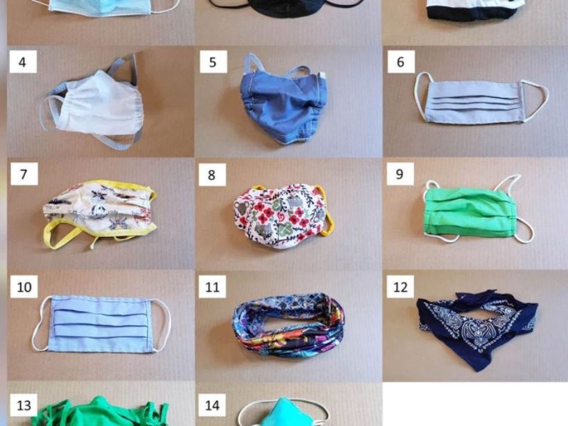 14 masks tested