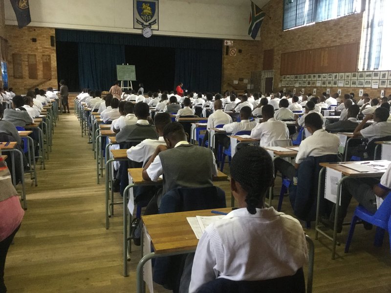 Matrics learners pupils exams