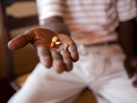 Medication collected at a clinic