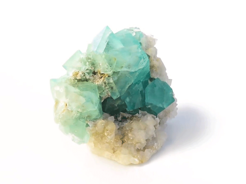Meteorite - green fluorite, South Africa