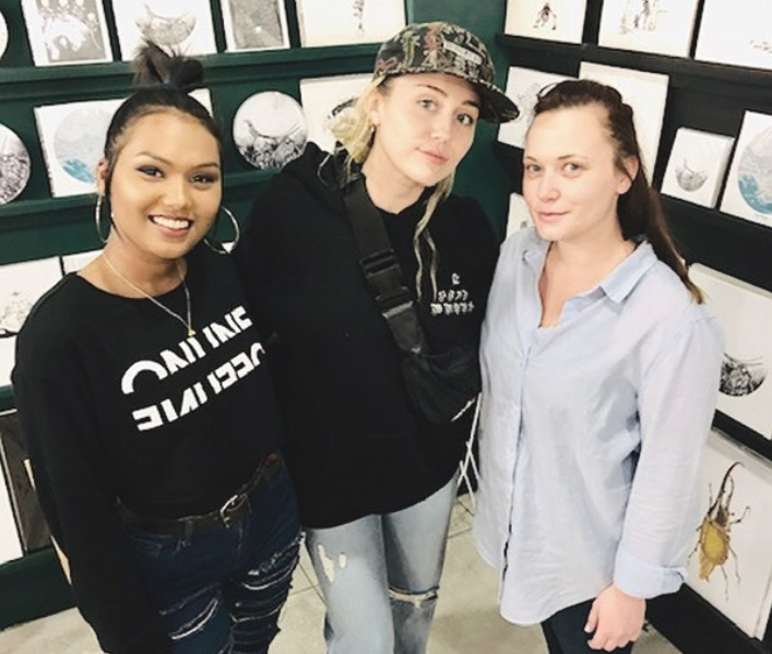 Miley Cyrus in Cape Town