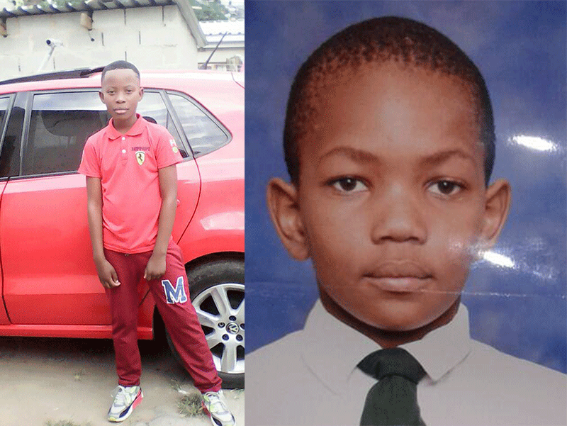 Missing children,  Luyanda Msomi and Njabulo Mankayi
