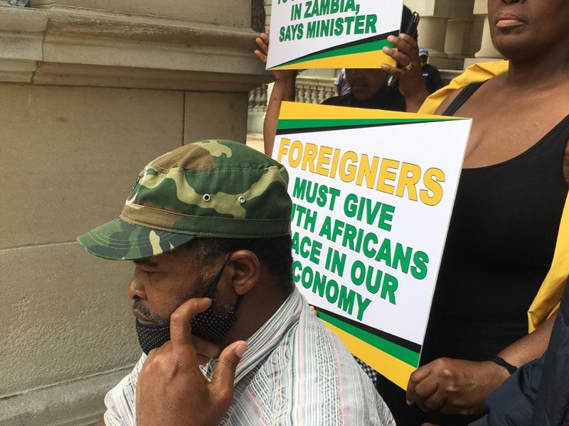 MK vets TRucking protests
