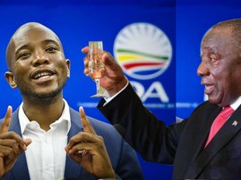 Ramaphosa + Maimanie