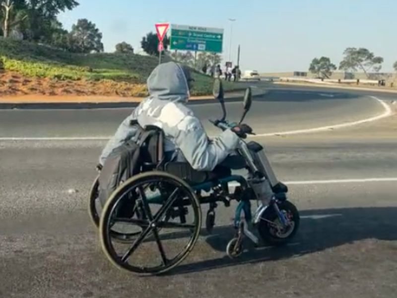 Modified wheelchair