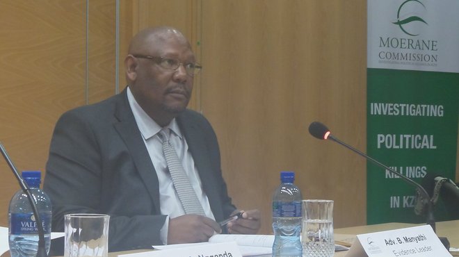 Evidence leader in Moerane Commission