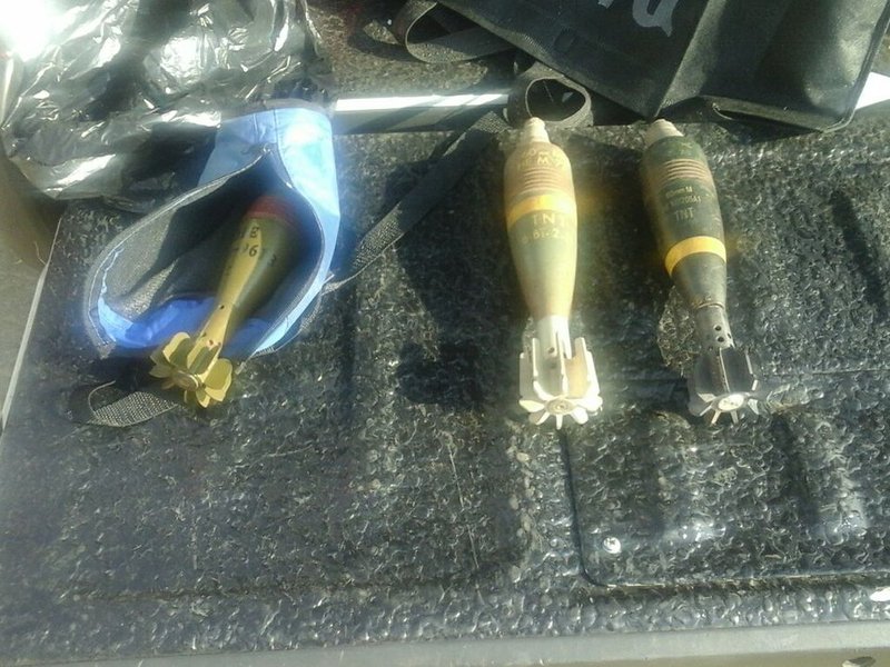 Military explosives found in government branded vehicle