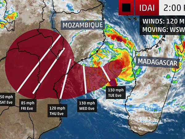 Mozambique cyclone