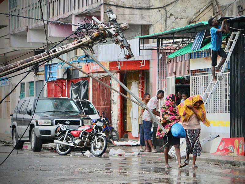 Mozambique floods aftermath