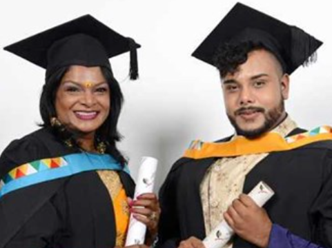 INSPIRING: Durban mum and son duo graduate together
