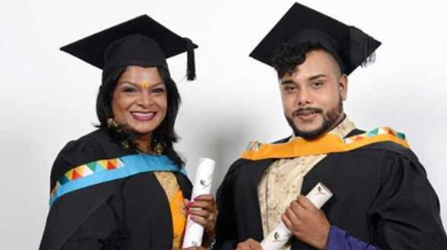 INSPIRING: Durban mum and son duo graduate together