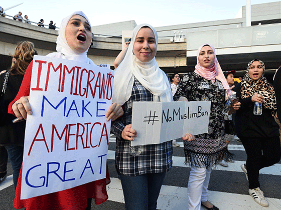 Reactions to Trump's 'Muslim ban'