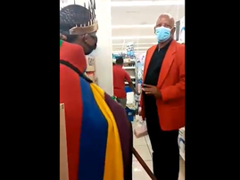 Thando Mahlangu Ndebele activist at Boulders Mall