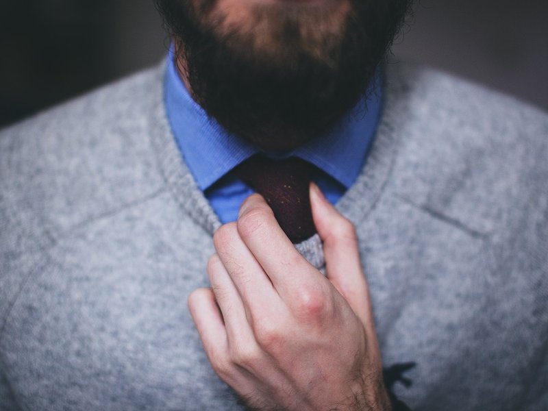 Man with a tie