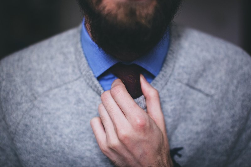 Man with a tie