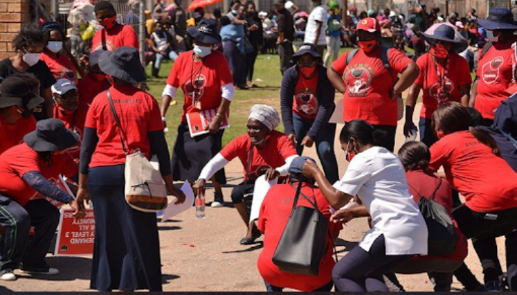 Nehawu workers strike at Mpumalanga Tourism and Parks Agency