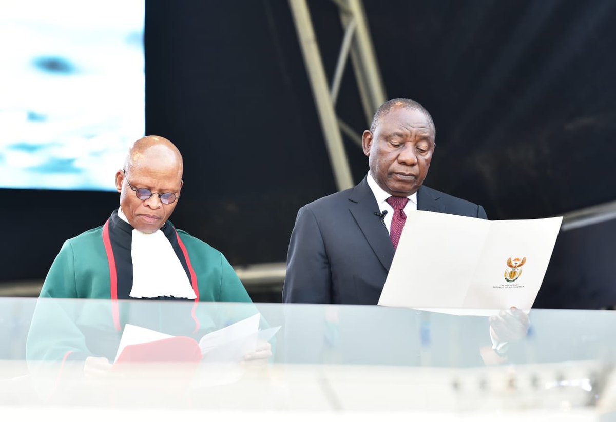 Ramaphosa takes oath