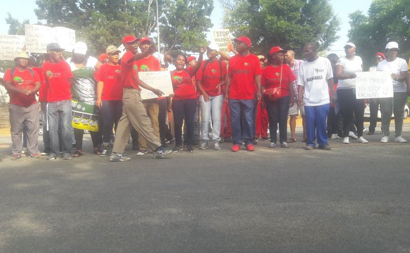 Hoërskool Overvaal protest