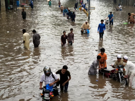 Around 100,000 people evacuated due to floods in Pakistan