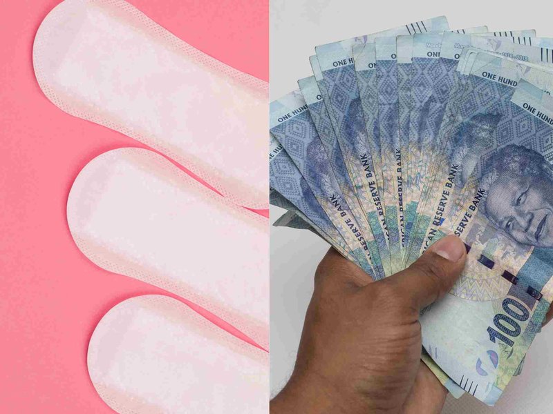 Sanitary pads and money