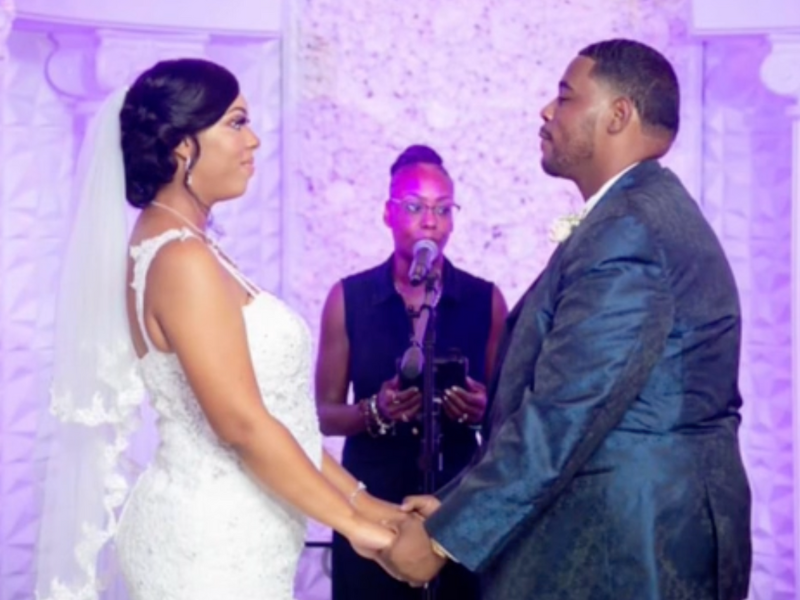 VIDEO: Woman shares strange truth behind her wedding pictures