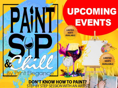 Unleash your inner Picasso for a Paint, Sip & Chill experience