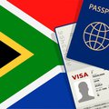 passport and visa animation with SA flag